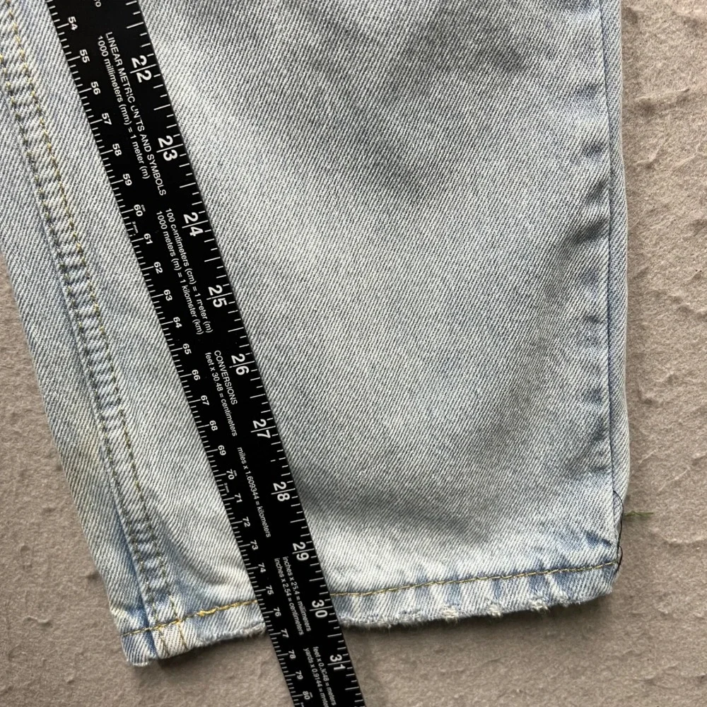 Levis 550 Relaxed Fit Light Wash Blue Denim Jeans Mens 32x30 100 Cotton